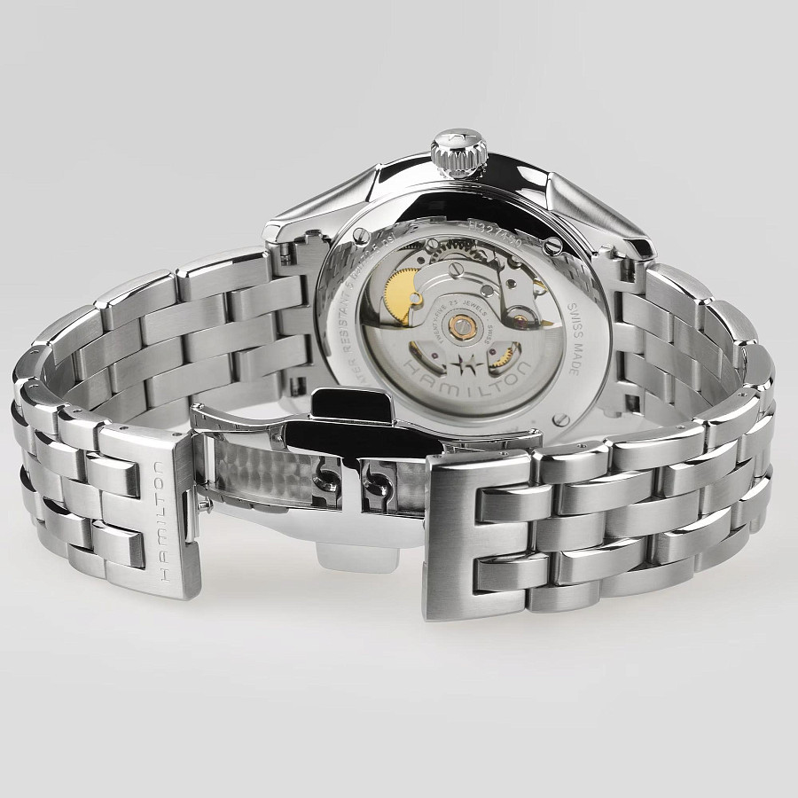 Часы Hamilton Jazzmaster Open Heart Auto H32675170 — серебристый, металл сталь