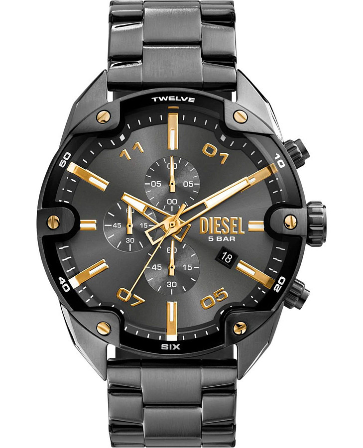 Часы Diesel Spiked DZ4669 — мужские, черный