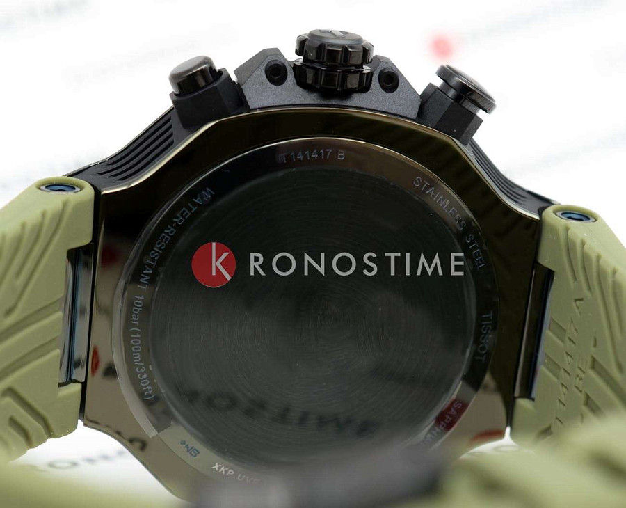 Часы Tissot T-Race Quartz Chronograph T141.417.37.061.02 — каучук, мужские