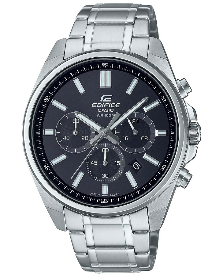 Часы Casio Edifice EFV-650D-1A (EFV-650D-1AVEF) — мужские, черный