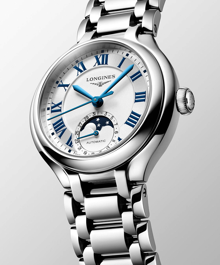 Часы Longines PrimaLuna L8.126.4.71.6 — нержавеющая сталь, женские