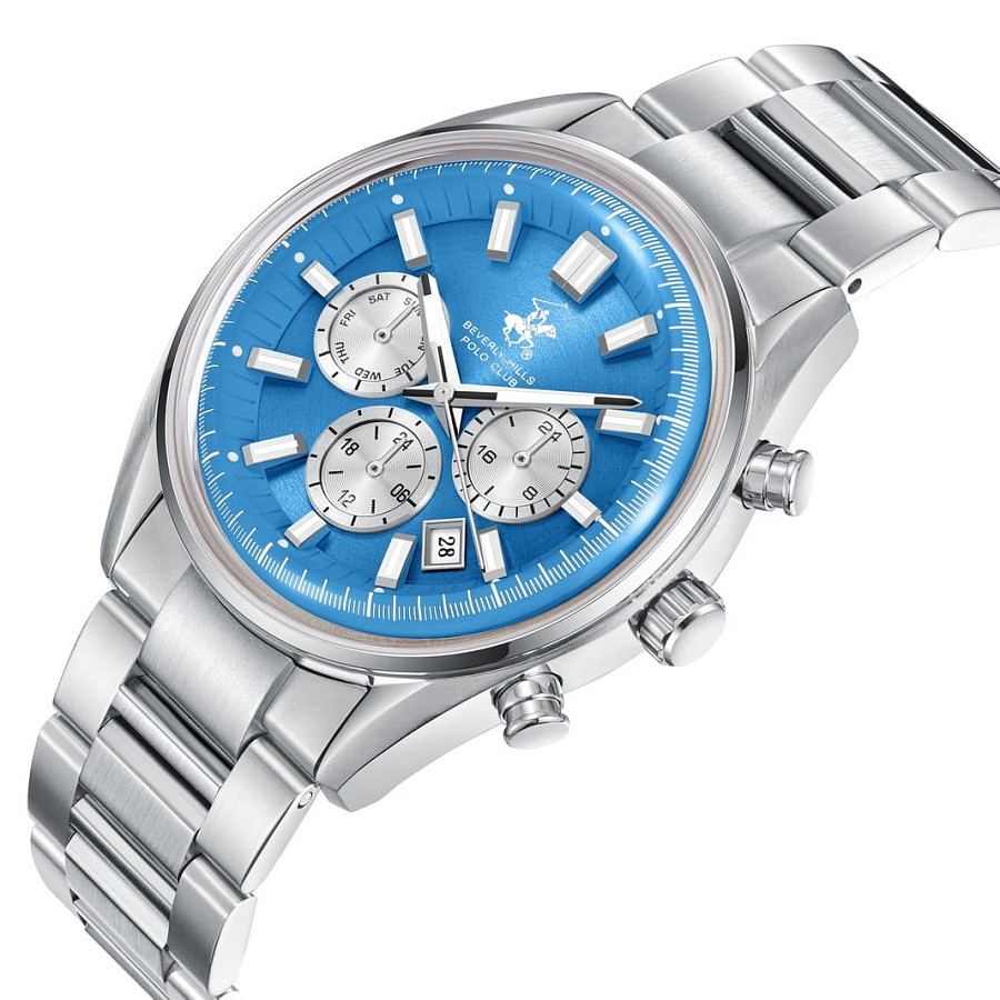 Часы Beverly Hills Polo Club BP3781X.390 — кварцевые, металл сталь