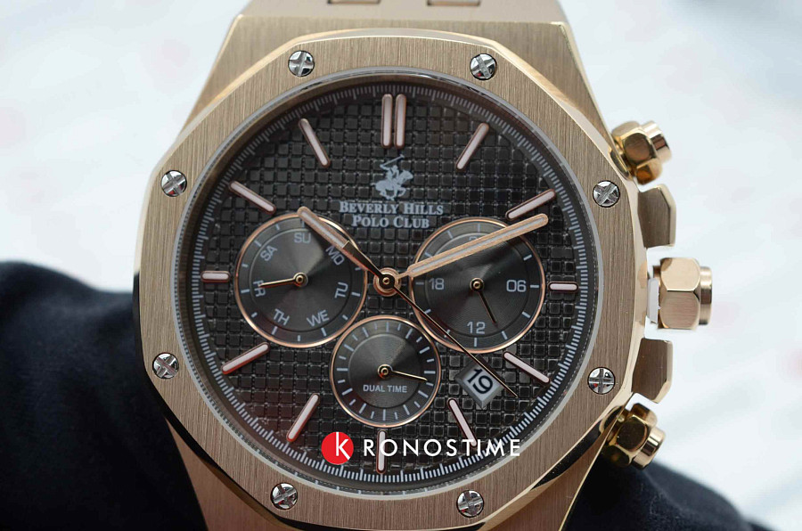 Часы Beverly Hills Polo Club BP3051X.450 — кварцевые, сталь металл
