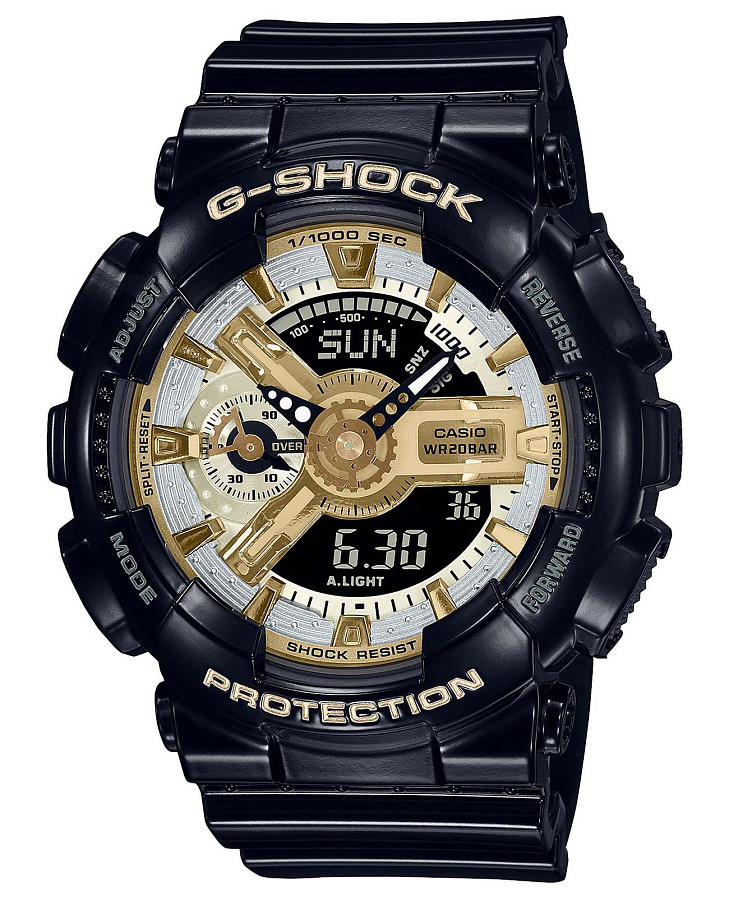 Часы Casio G-Shock GMA-S110GB-1ADR (GMA-S110GB-1A) — женские