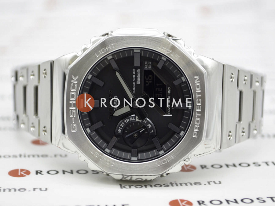 Часы Casio G-Shock GM-B2100D-1ADR (GM-B2100D-1A) — серый, электронные