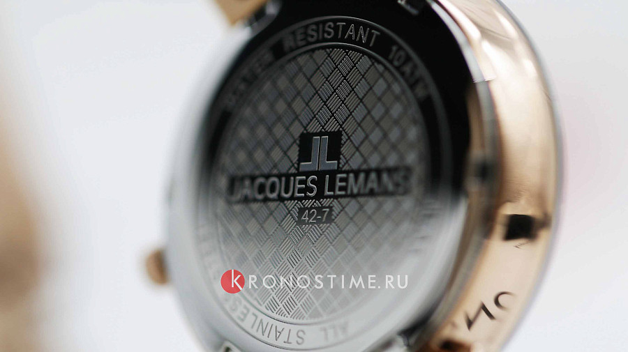 Часы Jacques Lemans High Tech Ceramic 42-7i — кварцевые, Австрия, женские