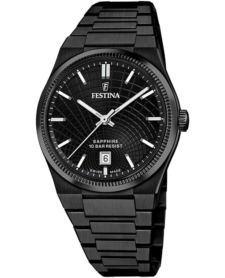 Часы Festina Swiss Made F20080/1 — мужские, черный