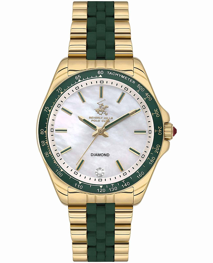 Часы Beverly Hills Polo Club BP3627C.120 — женские, перламутровый