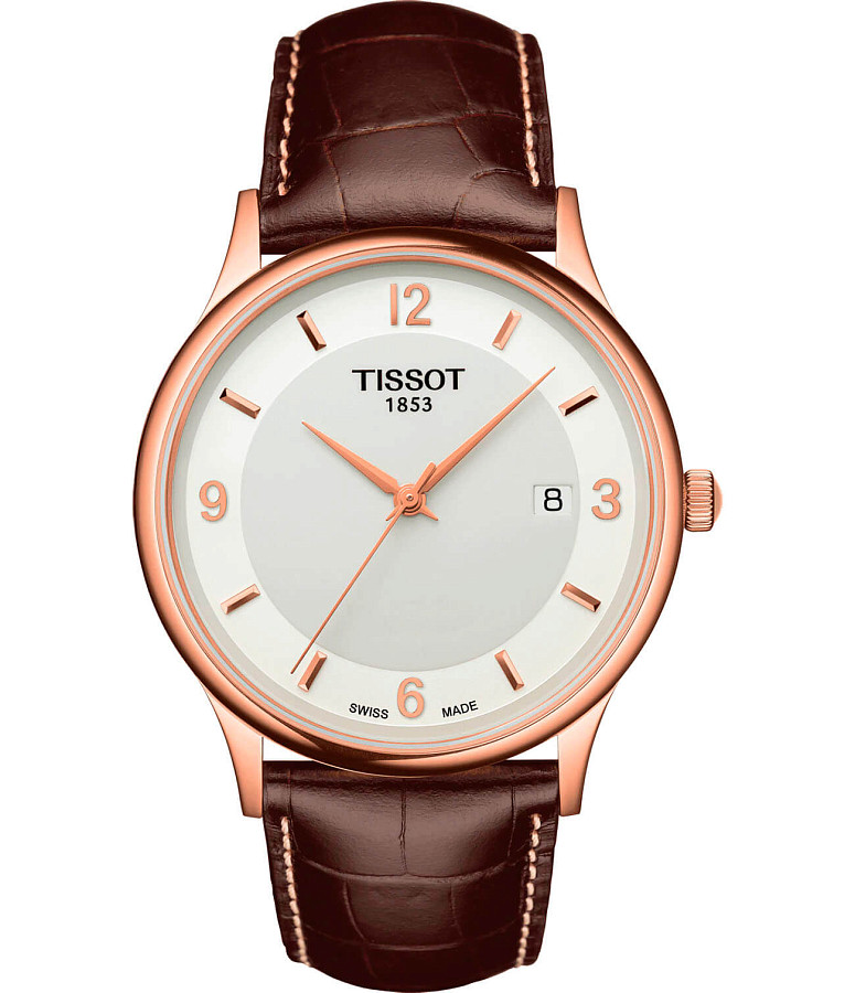 Часы Tissot Rose Dream 18K Gold T914.410.46.017.00 — мужские, белый