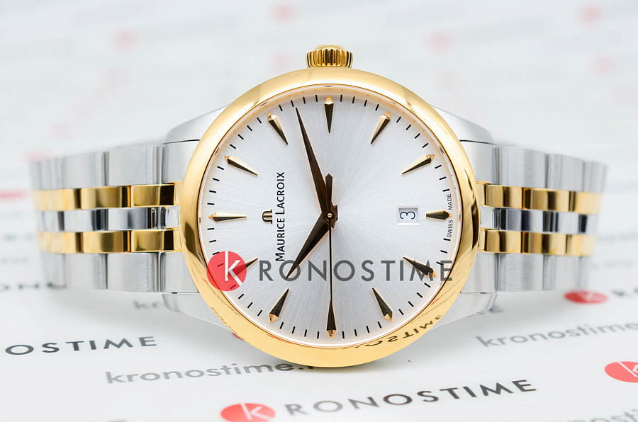Часы Maurice Lacroix 1975 Quartz Duotone 751007-PVP12-130-1 — кварцевые, сталь металл