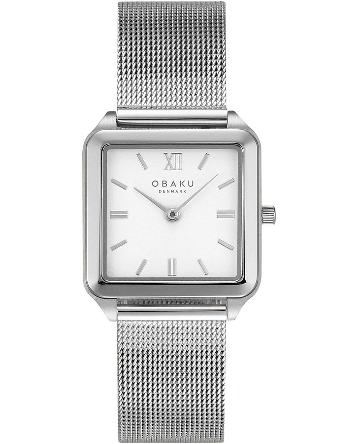Часы Obaku Ultra Slim V309LXCWMC — женские, белый