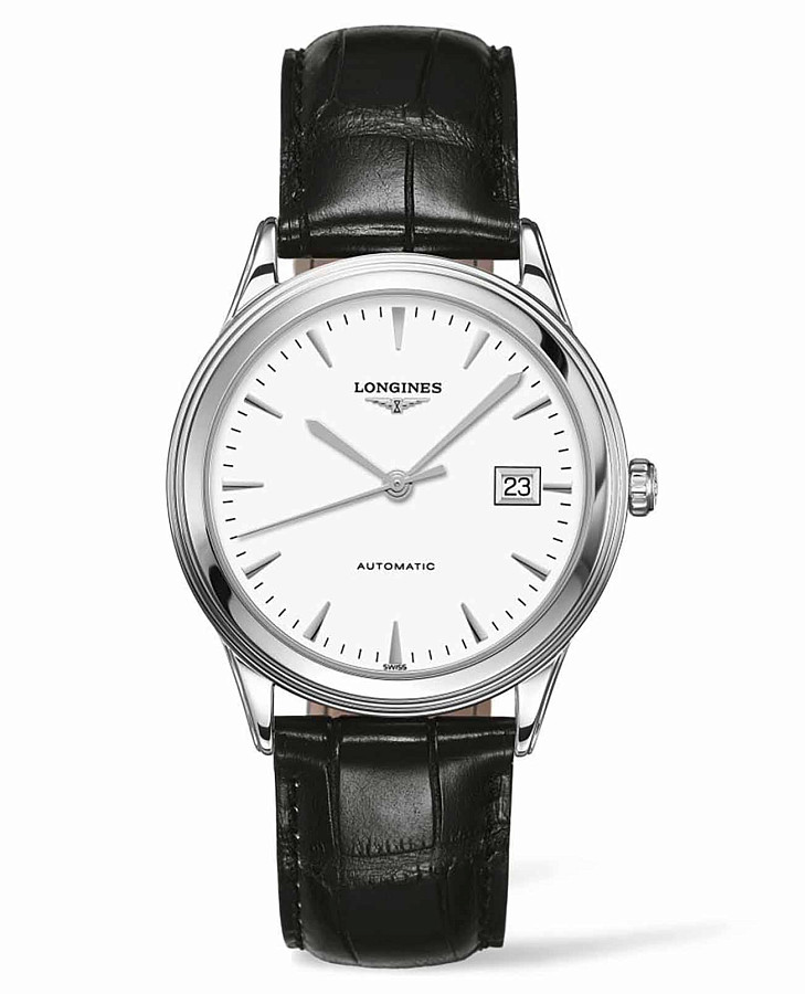 Часы Longines Flagship L4.974.4.12.2 — мужские, белый