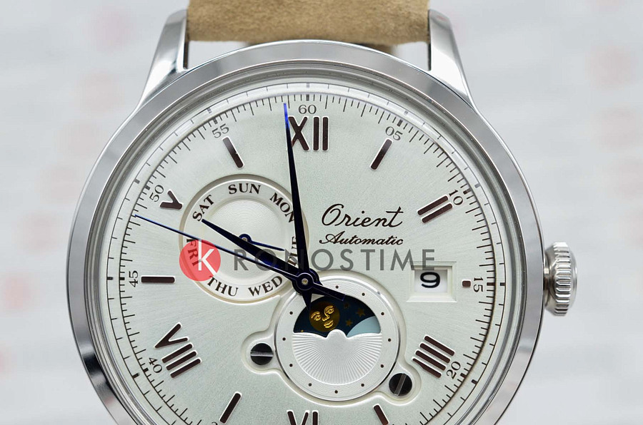 Часы Orient Sun & Moon RA-AK0808S (RN-AK0808S) — сталь металл, Япония