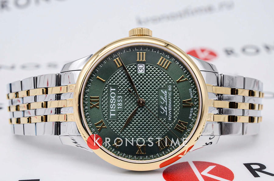 Часы Tissot Le Locle Powermatic 80 T006.407.22.093.00 — механические, металл сталь