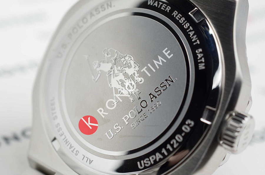 Часы U.S. Polo Assn. Fundamental USPA1120-03 — мужские, нержавеющая сталь