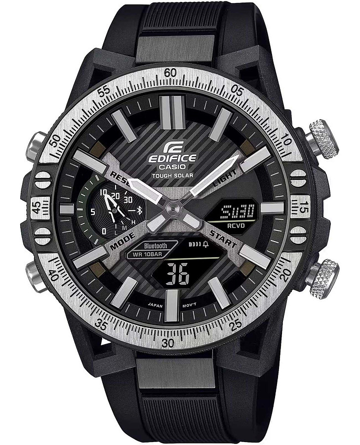 Часы Casio Edifice ECB-2000TP-1A — мужские, серый