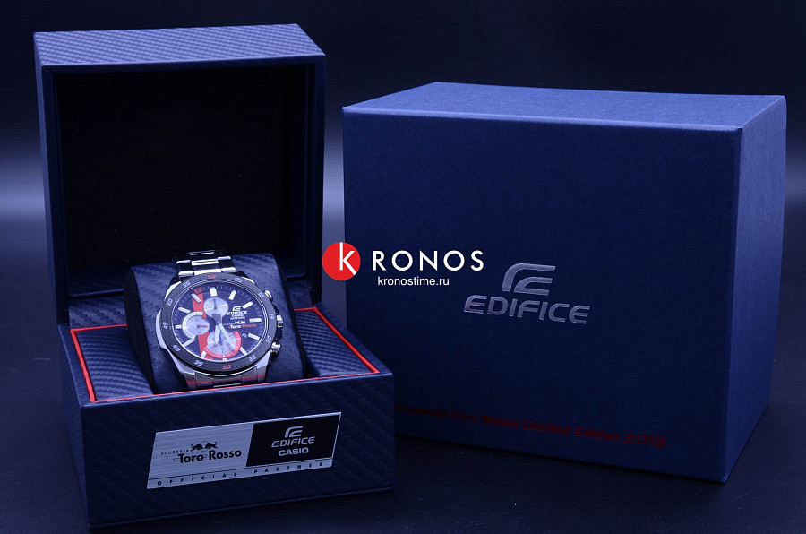 Часы Casio Edifice EFR-S567TR-2A — мужские, кварцевые