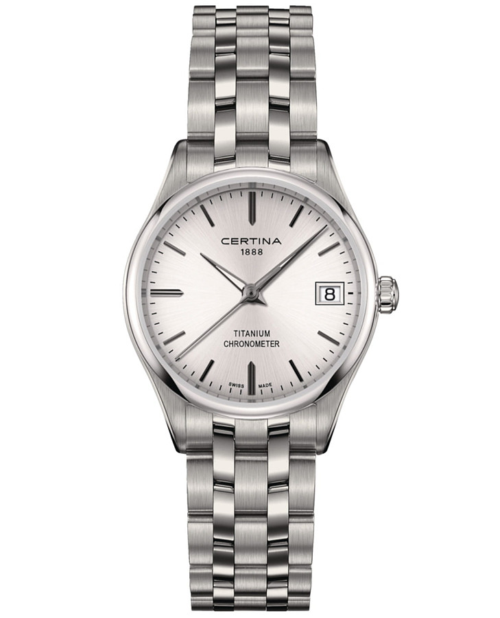 Часы Certina DS-8 Lady 30mm C033.251.44.031.00 — женские, перламутровый