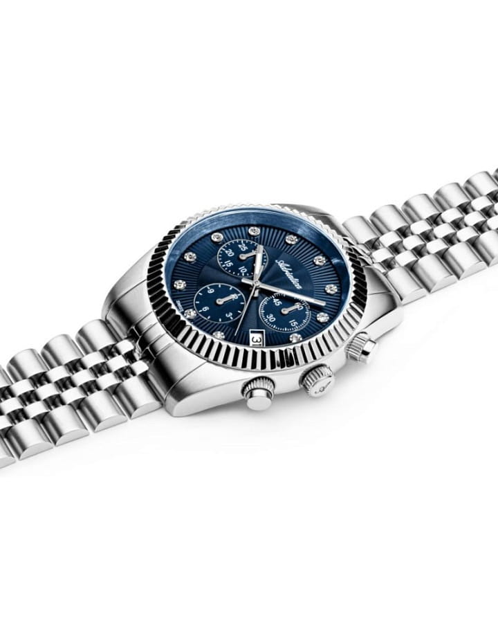 Часы Adriatica Chrono A3809.5145CH — кварцевые, металл сталь