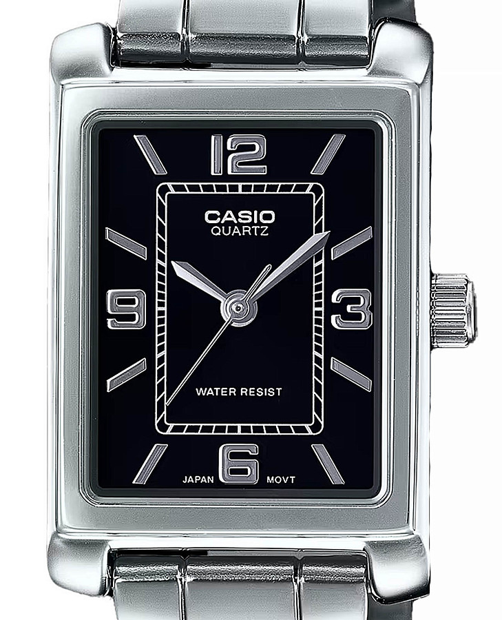 Часы Casio LTP-1234DD-1A — кварцевые, сталь металл