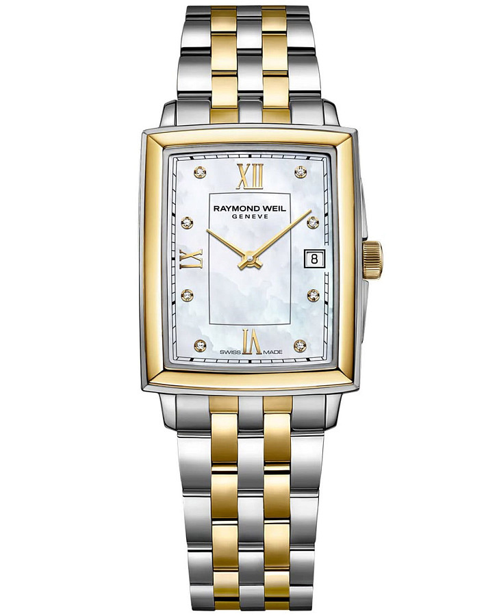 Часы Raymond Weil Toccata Square 5925-STP-00995 — женские, перламутровый