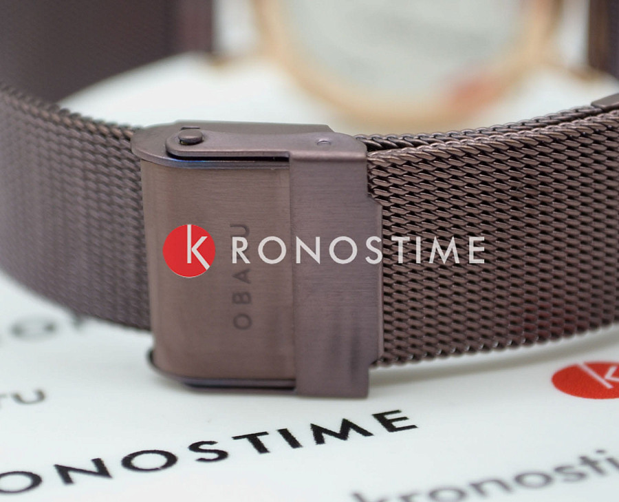 Часы Obaku V197LXVNMN — женские, коричневый