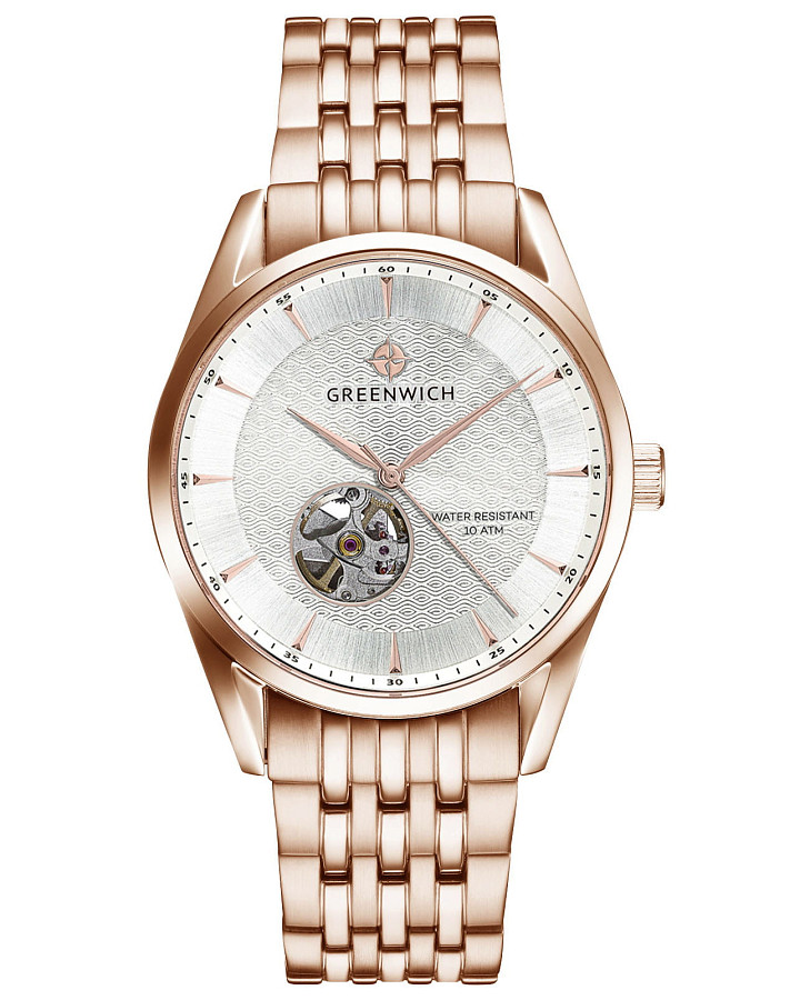 Часы Greenwich Good Luck Deep GW 075.40.33 — мужские, белый