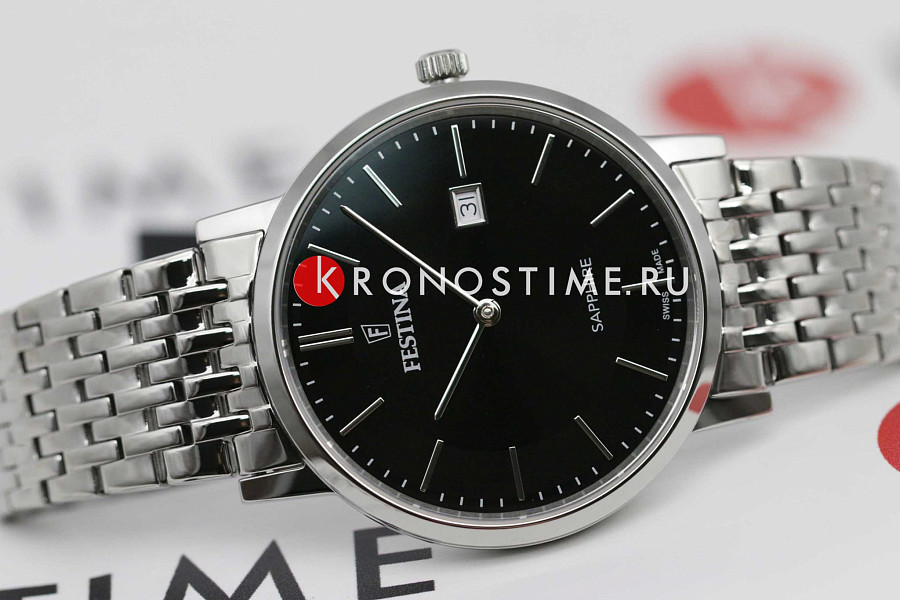 Часы Festina Classics F20018/3 — нержавеющая сталь, мужские