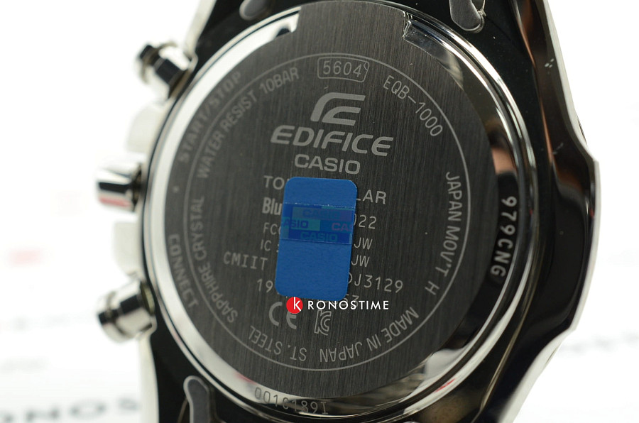 Часы Casio Edifice EQB-1000D-1A — Япония, кварцевые
