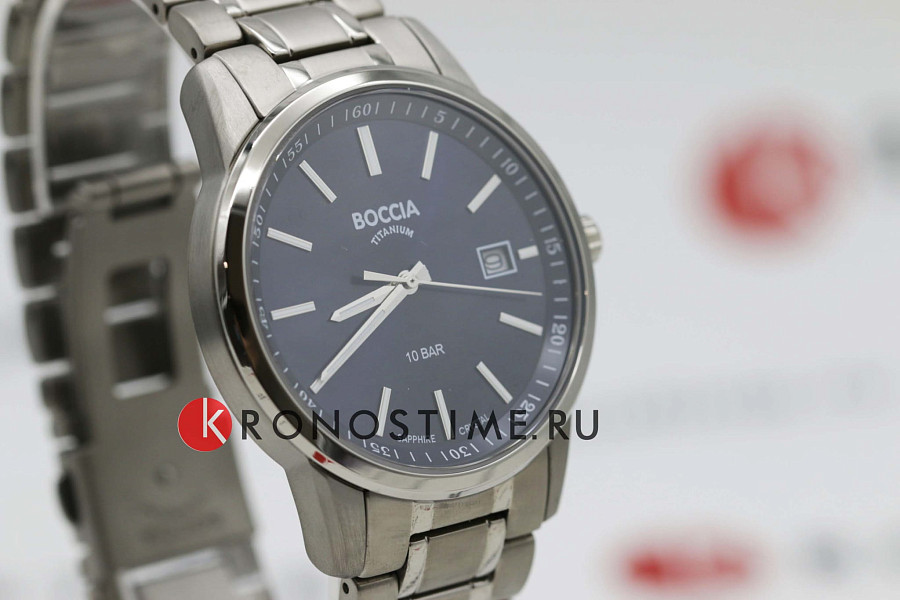 Часы Boccia Titanium Circle-Oval 3633-04 — Германия, кварцевые