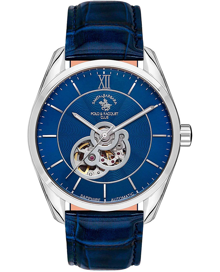 Часы Santa Barbara Polo & Racquet Club Luxury SB.4.1008-3 — мужские, синий