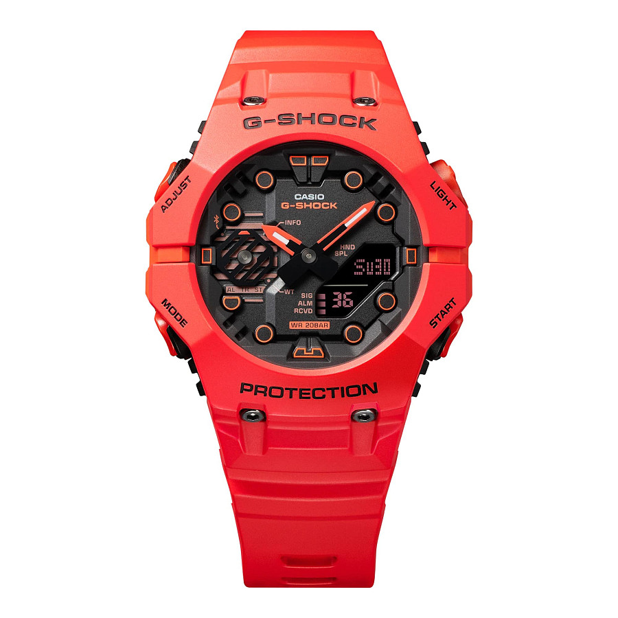 Часы Casio G-Shock GA-B001-4ADR (GA-B001-4A) — черный, пластик карбон