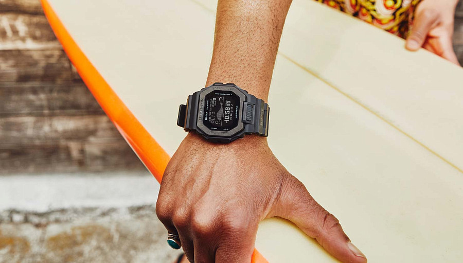Часы Casio G-Shock GBX-100NS-1DR (GBX-100NS-1) — электронные, пластик сталь металл