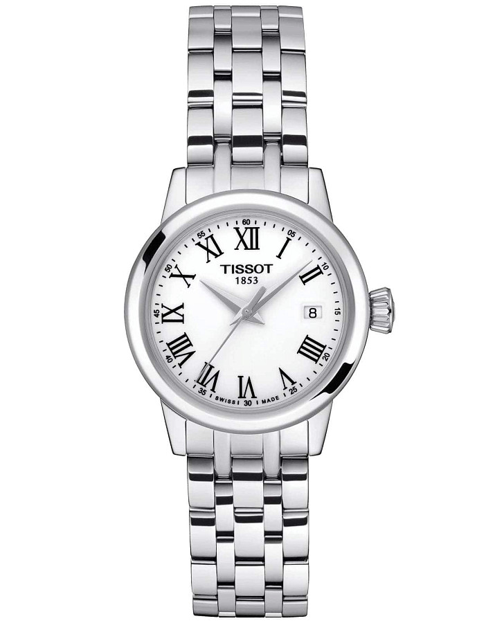 Часы Tissot Classic Dream Lady T129.210.11.013.00 — женские, белый