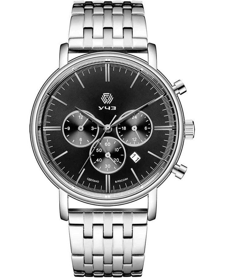 Часы УЧЗ Spectr 1526A1B2 — мужские, черный