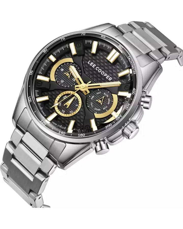 Часы Lee Cooper LC08090.380 — кварцевые, металл суперметалл