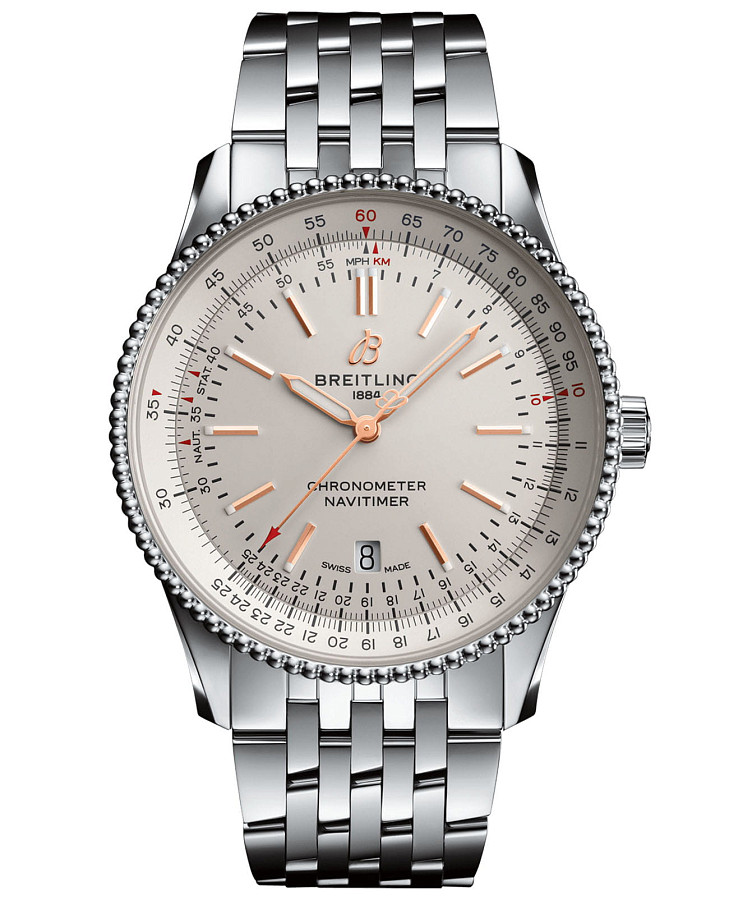 Часы Breitling Navitimer Automatic 41 A17326211G1A1 — мужские, серебристый