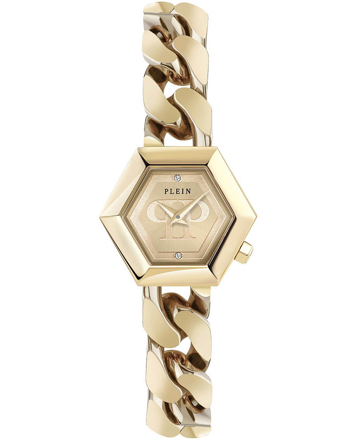Часы Philipp Plein The Hexagon Groumette PWWBA0323 — женские, золотистый