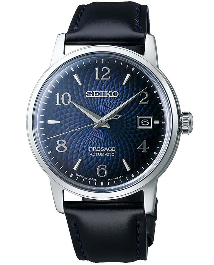 Часы Seiko Presage SRPE43J1 — мужские, синий
