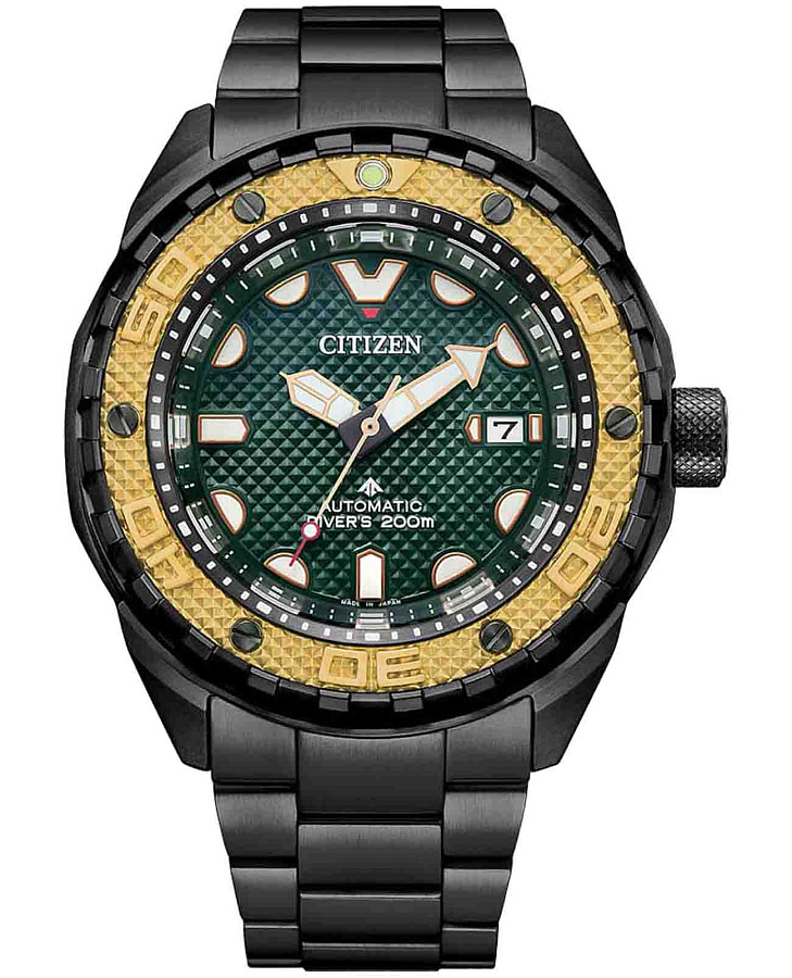 Часы Citizen Promaster NB6008-82X — мужские, зеленый