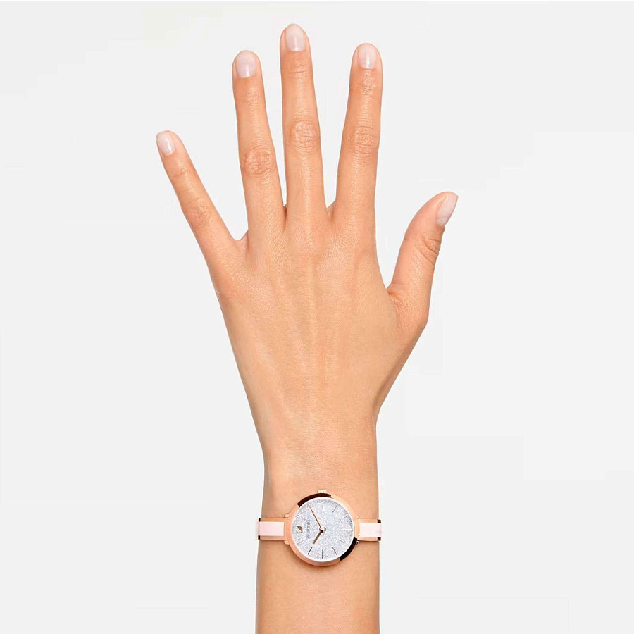 Часы Swarovski Crystalline Delight 5642221 — кварцевые, металл сталь