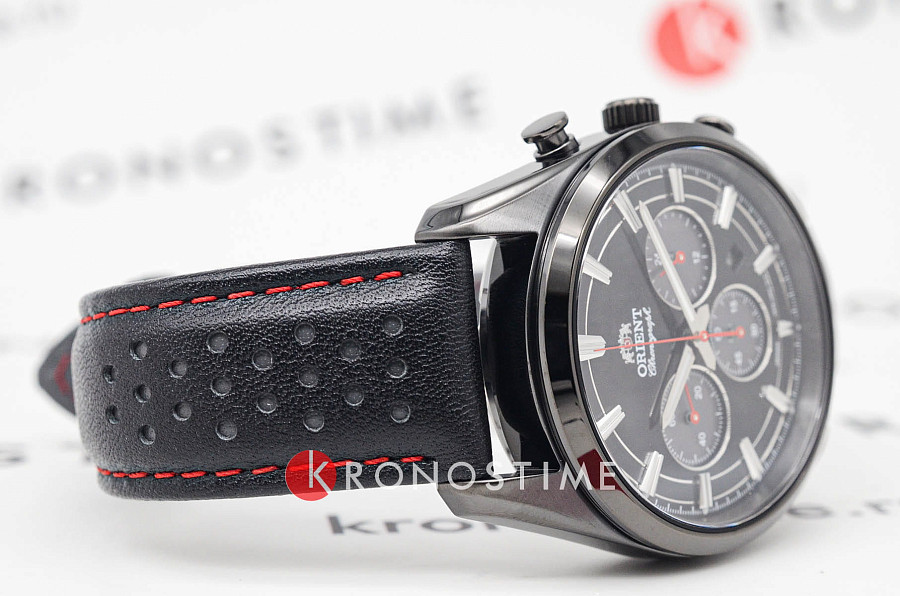 Часы Orient Chronograph RA-TX0309B (RN-TX0309B) — кожаный, мужские