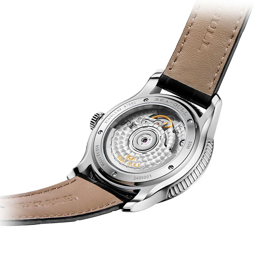 Часы Seagull Extraordinary 819.12.1133A — кожаный, мужские