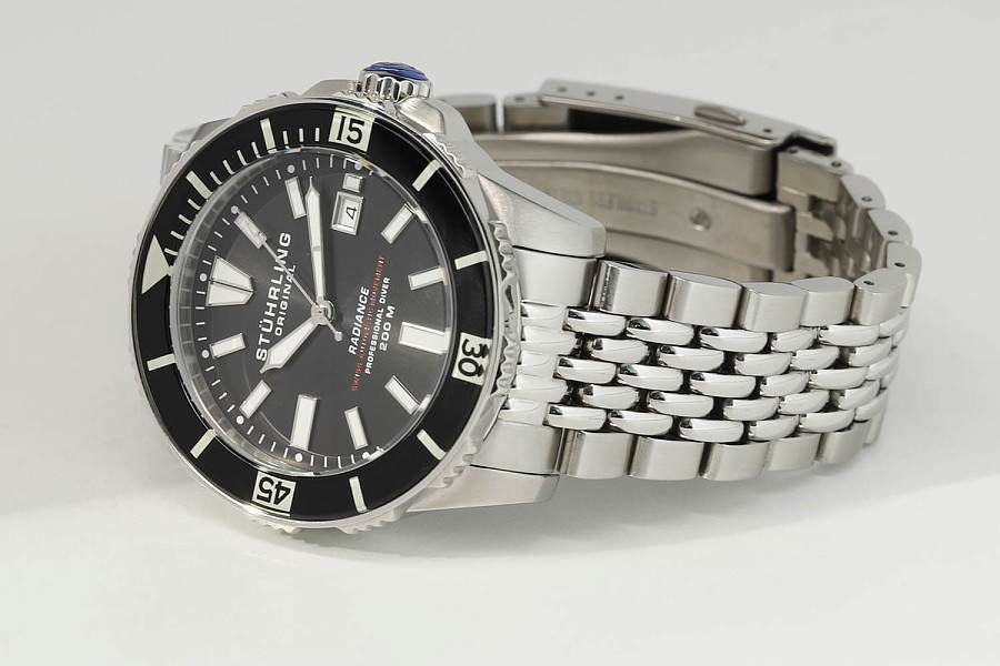 Часы Stuhrling Aquadiver 1006.01 — сталь металл, США