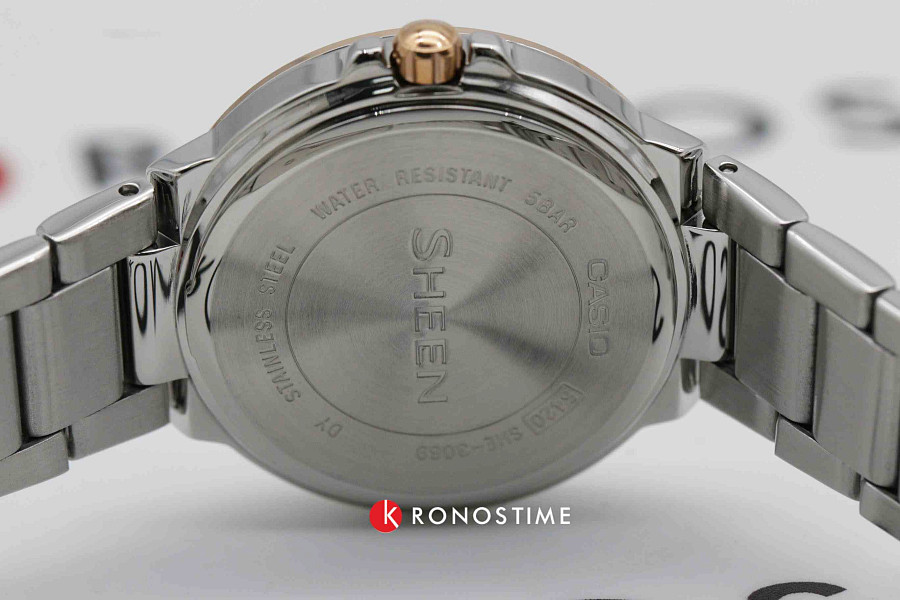 Часы Casio Sheen SHE-3069SG-4AUDF — металл сталь, сталь с ip покрытием