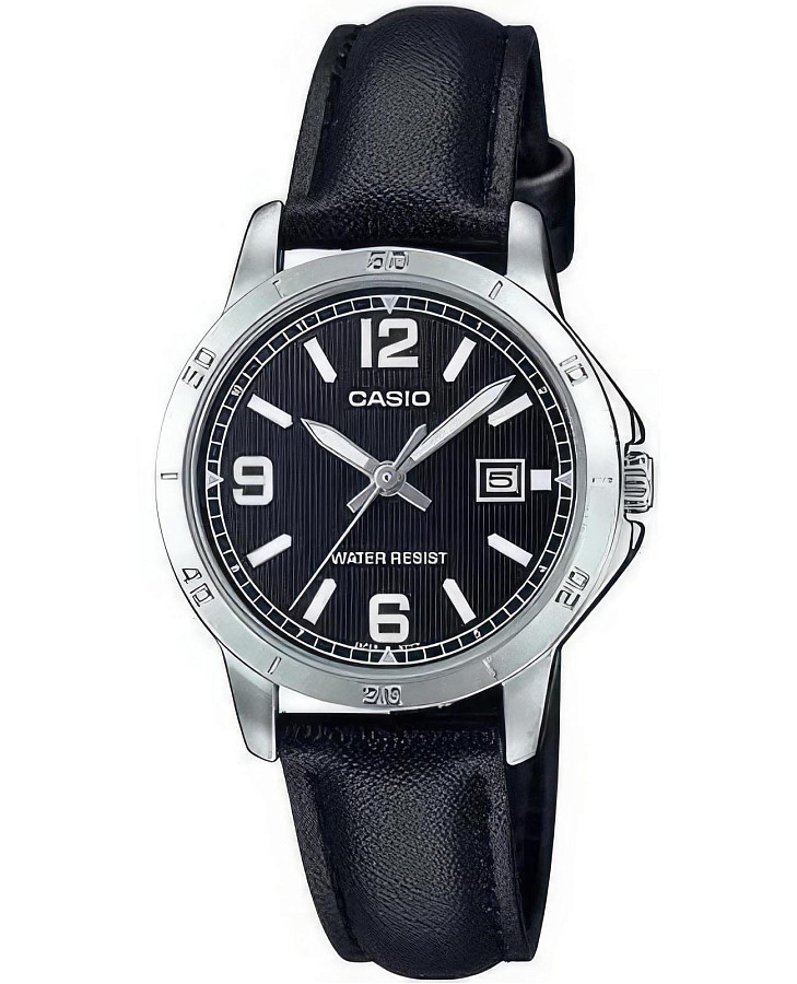 Часы Casio Collection LTP-V004L-1B — женские, черный