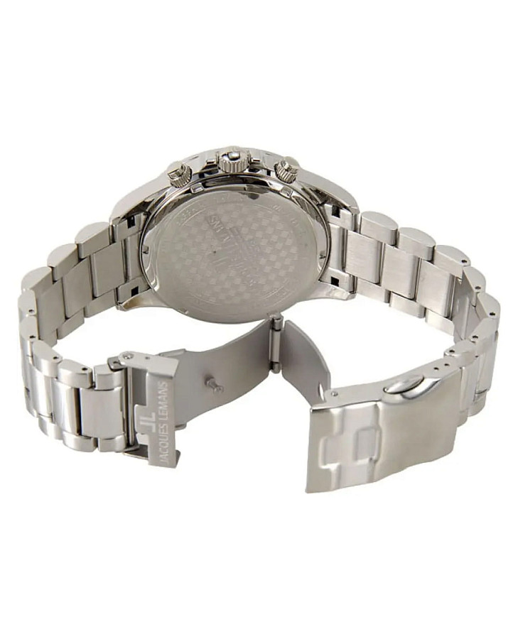 Часы Jacques Lemans Sport 40-10A — кварцевые, сталь металл