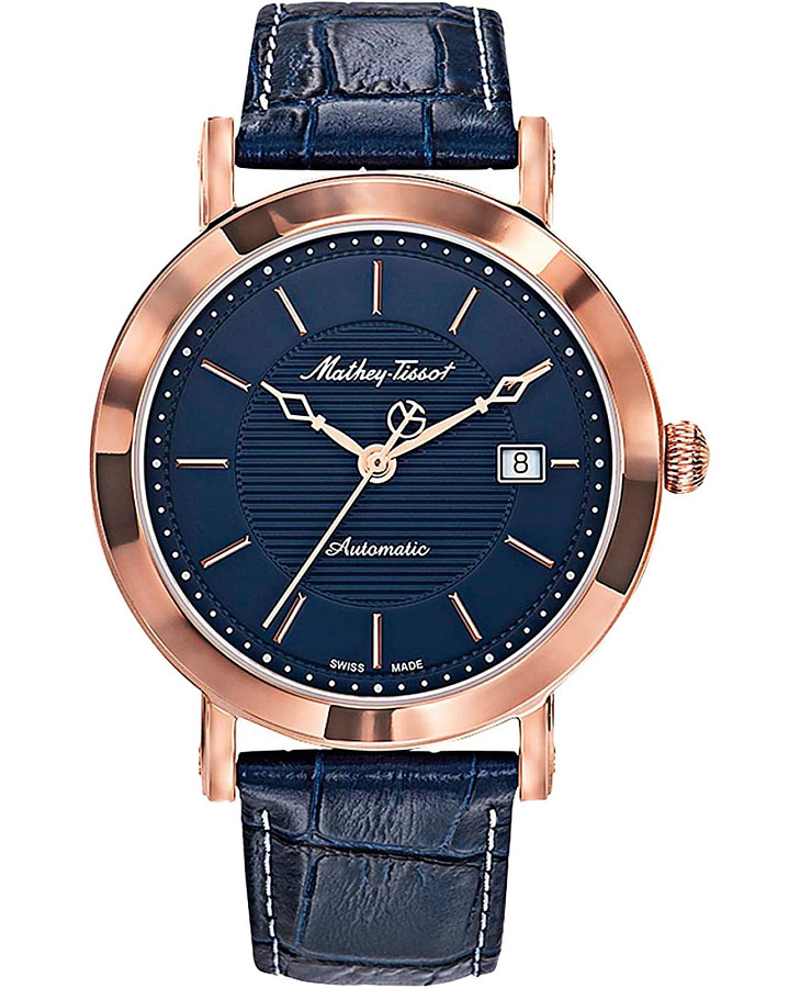 Часы Mathey-Tissot City Auto HB611251ATPBU — мужские, синий