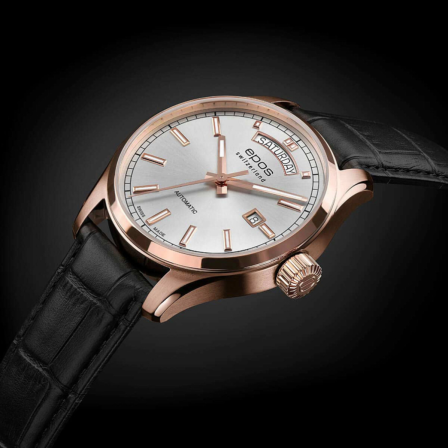 Часы Epos Passion 3501.142.24.98.25 — механические, сталь