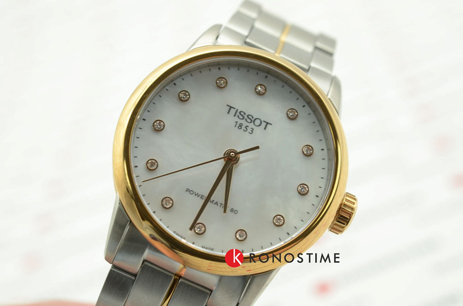 Часы Tissot Luxury Powermatic 80 Lady T086.207.22.116.00 — перламутровый, сталь металл
